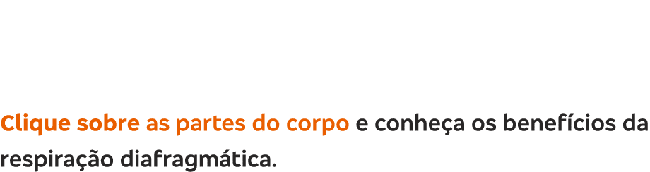 benef cios da respira  o diafragm tica  Clique sobre as partes do corpo e conhe a os benef cios da respira  o diafrag   